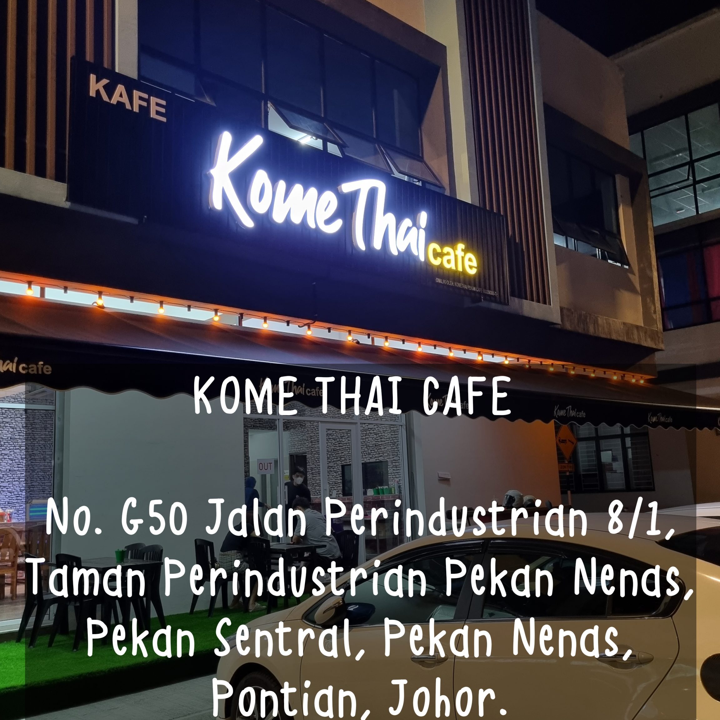 kome thai cafe pekan nenas