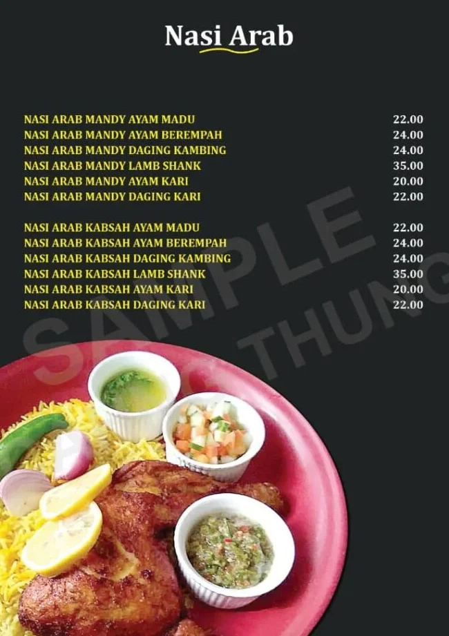 makanan arab terbaik di kuching