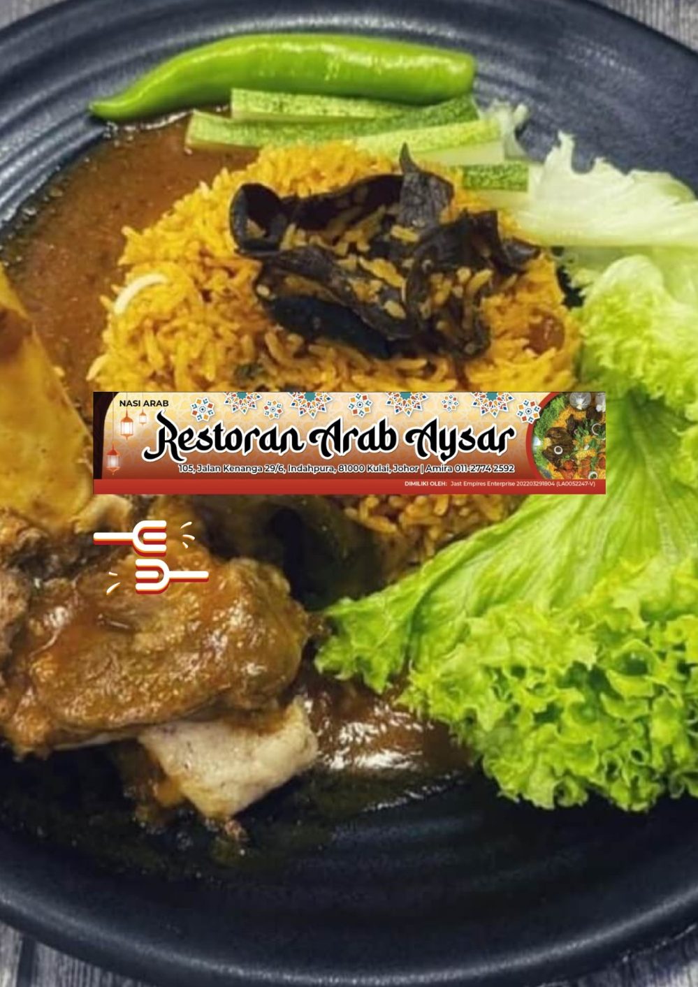 makanan arab terbaik di kulai
