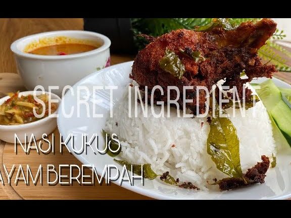 Nasi Kukus Ayam Berempah Roti Goreng( roti arab ) 1 nasi kukus ayam berempah roti goreng roti arab