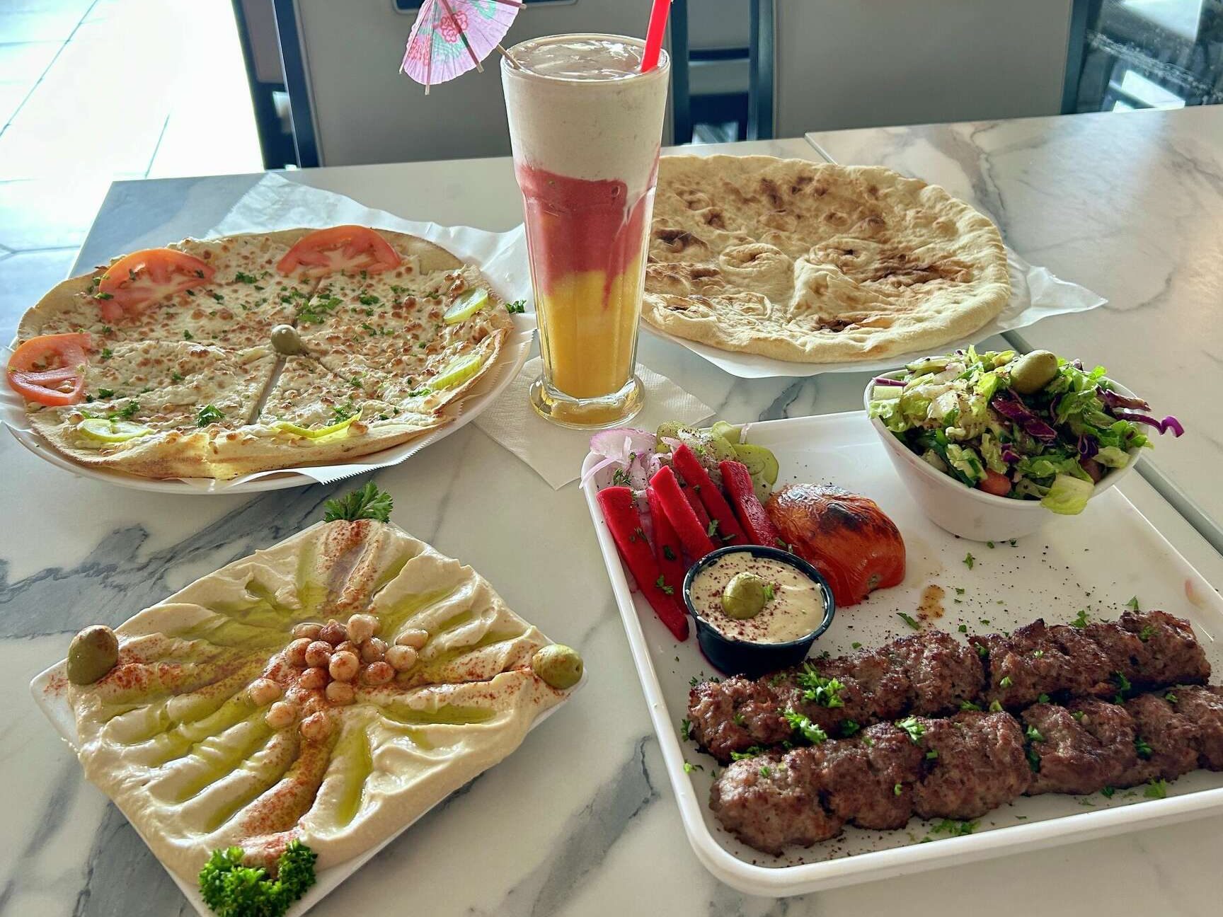 SHAWARMA AND NASI ARAB, DRINKS AND SISHA (SPEK CAFE) 1 shawarma and nasi arab drinks and sisha spek cafe